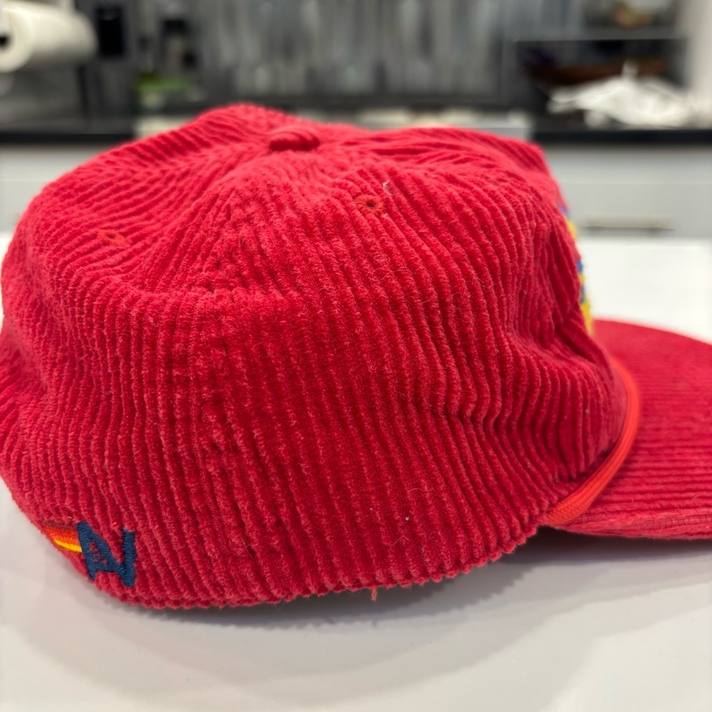 Aviator Nation Red Corduroy Hat - Picture 2 of 3